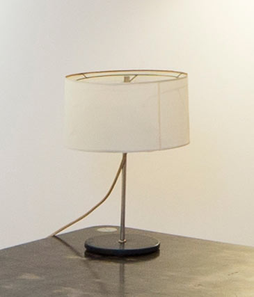 Tischleuchte Kontrast, Entwurf Lutz Rudolph, 1961, VEB Leuchtenbau Lengefeld